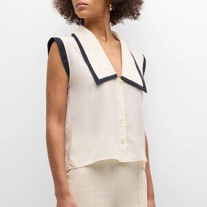 Frame Sailor Blouse - 100% Silk